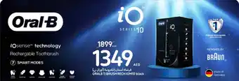 Carrefour ORAL-B TOOTHBRUSH RECH IOM10iOsense technology Rechargable Toothbrush offer