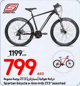Carrefour Spartan Bicycle a-line MTB 27.5" assorted offer