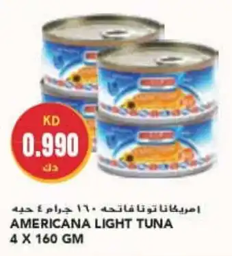 Grand Mall Sharjah AMERICANA LIGHT TUNA 4 x 160gm offer