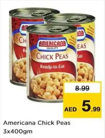 Nesto Americana Chick Peas 3 x 400gm offer