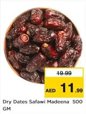 Nesto Dry Dates Safawi Madeena 500 GM offer