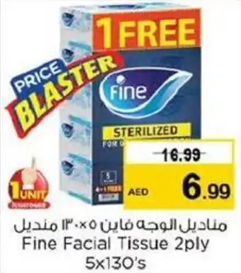 Nesto Fine Facial Tissue 2ply 5x130s offer