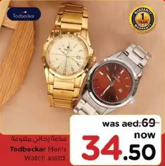 Nesto Todbeckar Men's Watch asstd offer