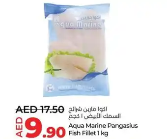 Lulu Hypermarket Aqua Marine Pangasius fish fillet 1 kg offer