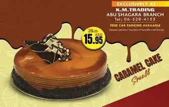 KM Trading CARAMEL CAKE offer
