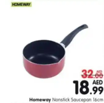 Al Madina Homeway Nonstick Saucepan 16cm offer