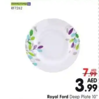 Al Madina Royal Ford Deep Plate 10 offer