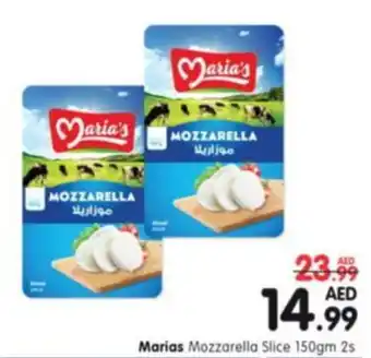 Al Madina Marias Mozzarella Slice 150gm 2s offer