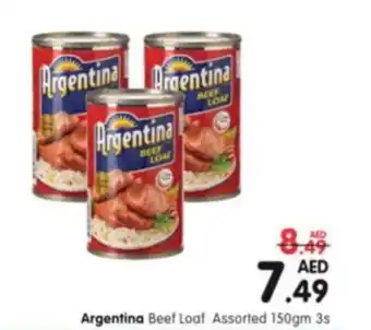 Al Madina Argentina Beef Loaf Assorted 150gm 3s offer