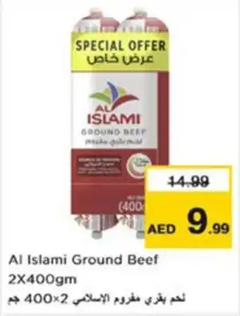 Nesto Al Islami Ground Beef 2X400gm offer