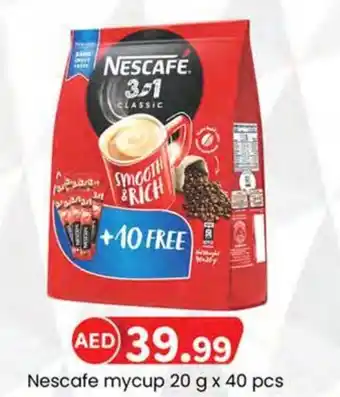 KM Trading Nescafe mycup 20 g x 40 pcs offer