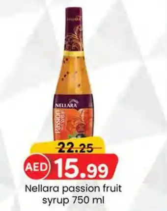 KM Trading Nellara passion fruit syrup 750 ml offer