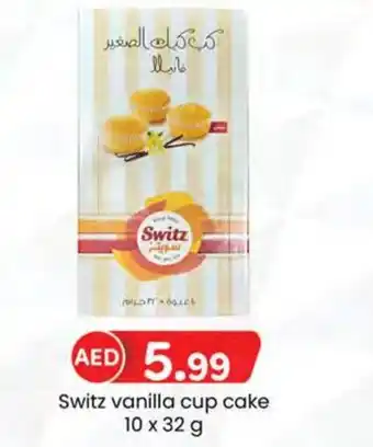 KM Trading Switz vanilla cup cake 10 x 32 g offer