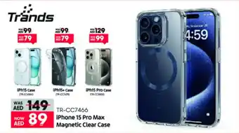 Emax iPhone 15 Pro Max Magnetic Clear Case offer
