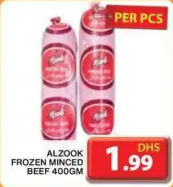 Grand Hyper Market ALZOOK FROZEN MINCED BEEF 400GM offer