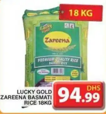 Grand Hyper Market LUCKY GOLD ZAREENA BASMATI RICE 18KG offer