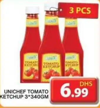 Grand Hyper Market UNICHEF TOMATO KETCHUP 3 340GM offer