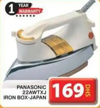 Grand Hyper Market PANASONIC 22AWTXJ IRON BOX JAPAN offer