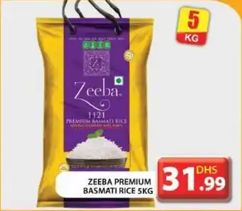 Grand Hyper Market ZEEBA PREMIUM BASMATI RICE 5KG offer