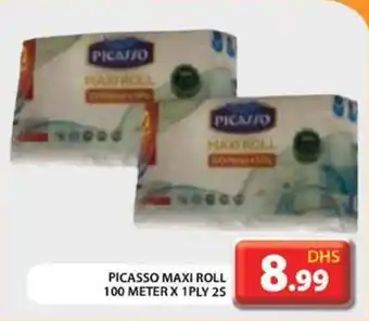 Grand Hyper Market PICASSO MAXI ROLL 100 METER X 1PLY 2S offer