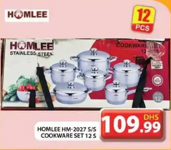 Grand Hyper Market HOMLEE HM 2027 S S COOKWARE SET 12 S offer