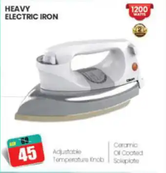 Al Madina Hypermarket HEAVY ELECTRIC IRON offer