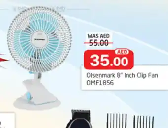 Al Madina Hypermarket Olsenmark 8 Inch Clip Fan OMF1856 offer