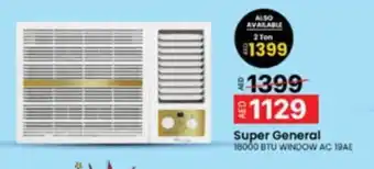 Al Madina Super General 18000 BTU WINDOW AC 19AE offer