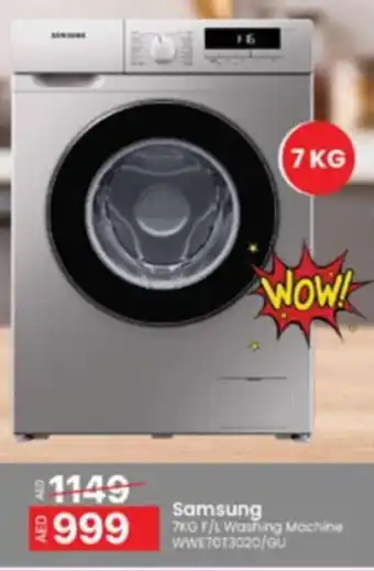 Al Madina Samsung 7KG F/L Washing Machine WWE7013020/GU offer