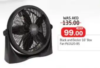 Al Madina Black and Decker 16" Box Fan offer