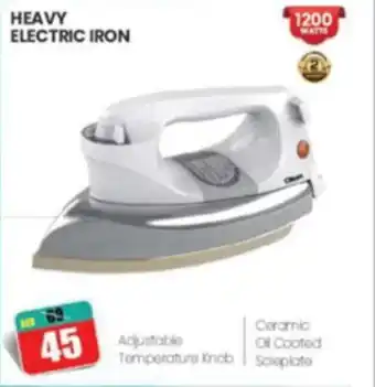 Al Madina Clikon HEAVY ELECTRIC IRON offer