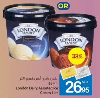 Ajman Market London Dairy Assorted Ice Cream 1Ltr offer