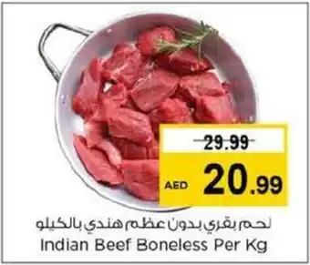 Nesto Indian Beef Boneless Per Kg offer
