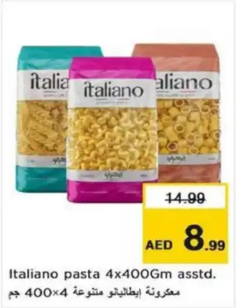 Nesto Italiano pasta 4x400Gm asstd. offer