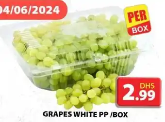Grand Hyper Market GRAPES WHITE PP / BOX offer