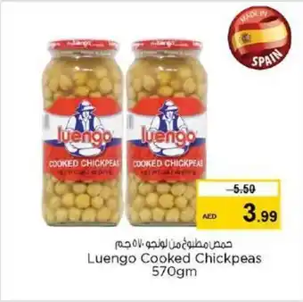 Nesto Luengo Cooked Chickpeas 570gm offer