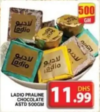 Grand Hyper Market LADIO PRALINE CHOCOLATE ASTD 500GM offer