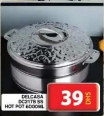 Grand Hyper Market DELCASA DC2178 SS HOT POT 6000ML offer