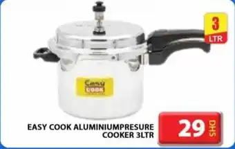 Grand Hyper Market EASY COOK ALUMINIUMPRESURE COOKER 3LTR offer