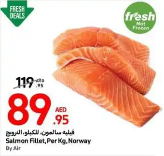 Carrefour Salmon Fillet, Per Kg offer