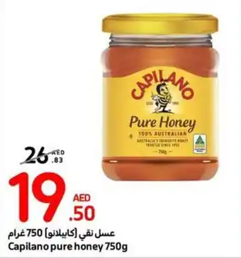Carrefour Capilano pure honey 750g offer