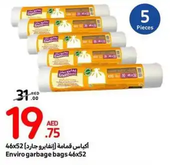 Carrefour Enviro garbage bags 46x52 offer