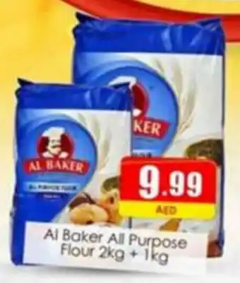 Amber Al Baker All Purpose Flour 2kg + 1kg offer