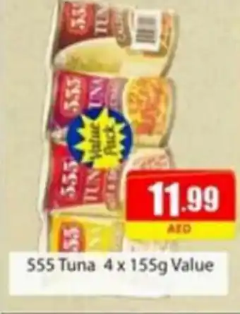 Amber 555 Tuna 4 x 155g Value offer