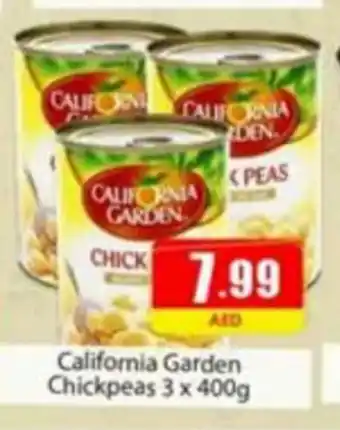 Amber California Garden Chickpeas 3 x 400g offer