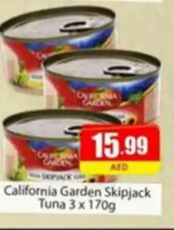 Amber California Garden Skipjack Tuna 3 x 170g offer