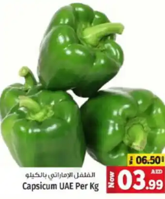 Kenz Hypermarket Capsicum Per Kg offer