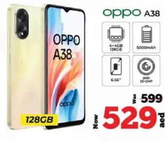 Kenz Hypermarket OPPO A38 128GB offer