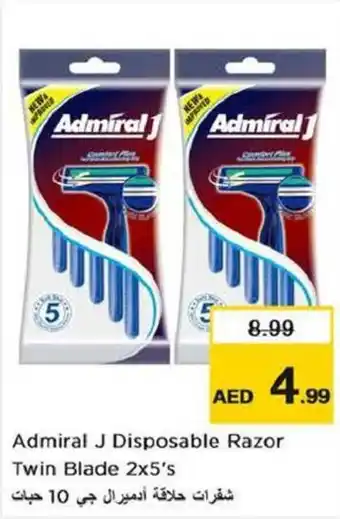 Nesto Admiral J Disposable Razor Twin Blade 2x5s offer