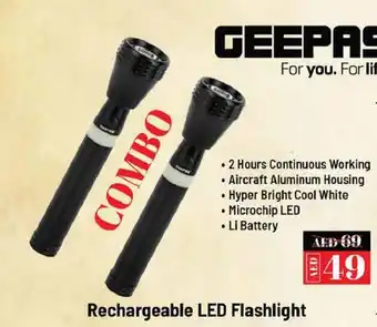 Nesto Rechargeable LED Flashlight offer